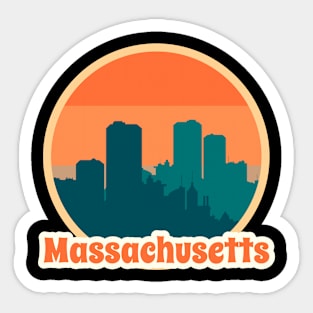 Vintage Massachusetts Sticker